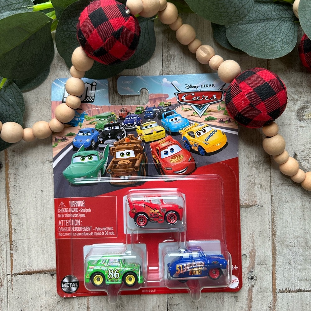 Disney Pixar Cars Mini Racers 3-Pack - Picture 2 of 3
